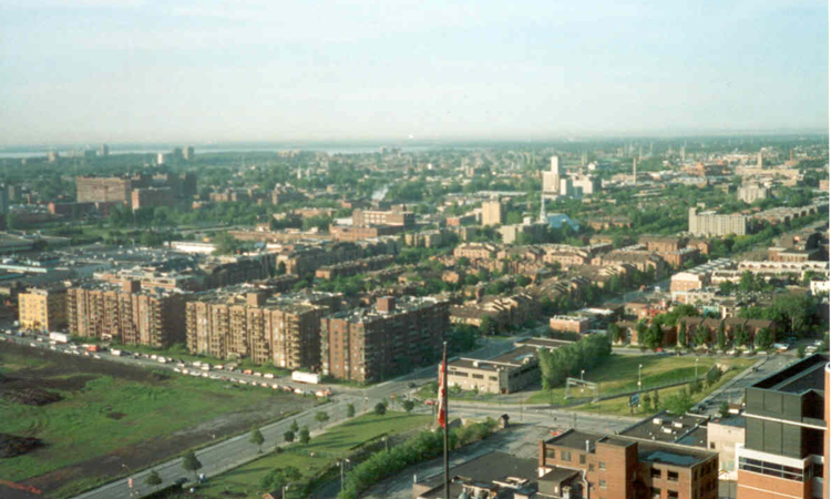 City of Montréal as observed from the conference. City of Montreal as observed from the conference