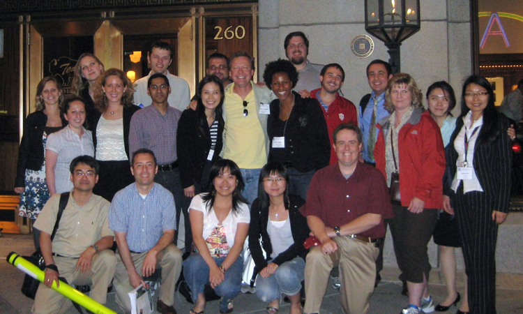 Past and present group members, as well as some colleagues from the IU Mass Spectrometry Facility